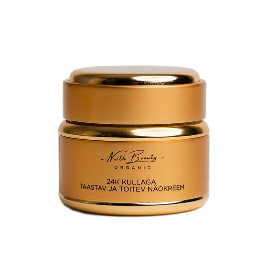 Restoring and Nourishing Face Cream with 24K Gold, 50ml natural cosmetic product by North Beauty