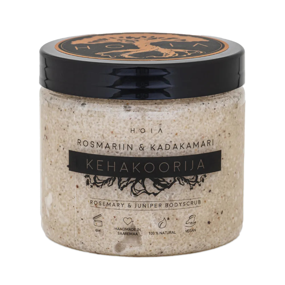 Body Scrub Rosmary & Juniper, 200ml by HOIA natural cosmetics