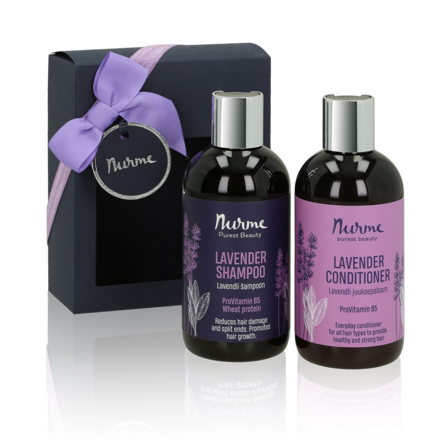 Hair Care Set “Lavender” perfect natural cosmetics gift set by Nurme