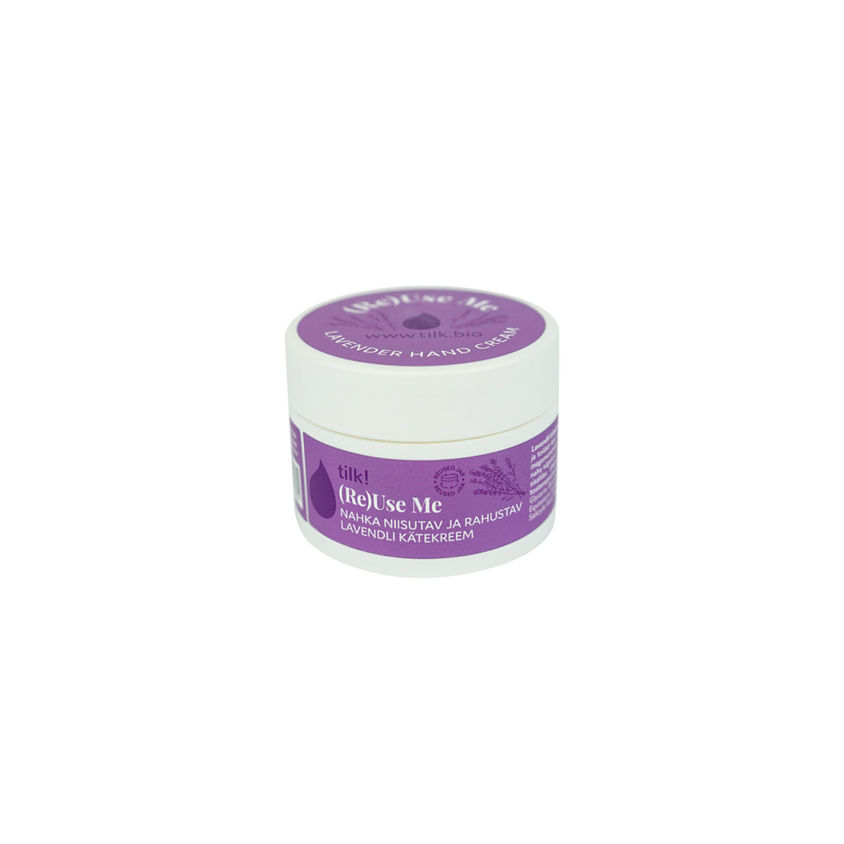 ReUse Me Moisturising and Calming Lavender Hand Cream, 50ml