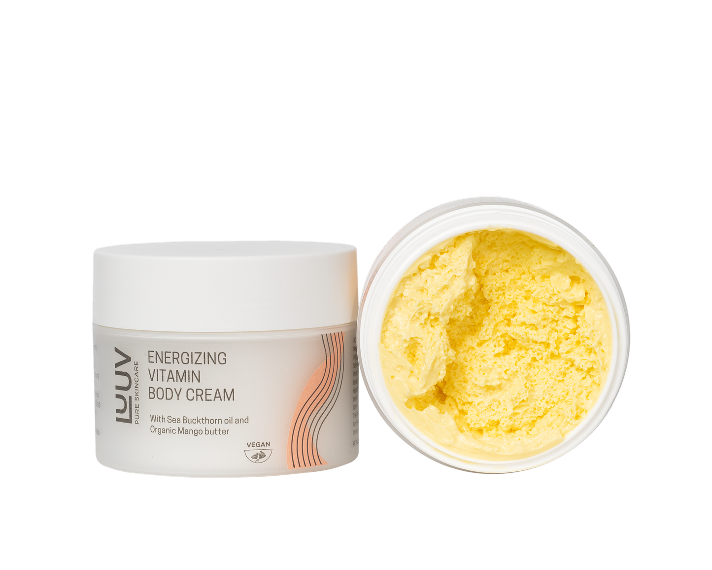 Sea Buckthorn and Carrot Body Cream with Mango Butter, 200ml a natural cosmetic product by LUUV